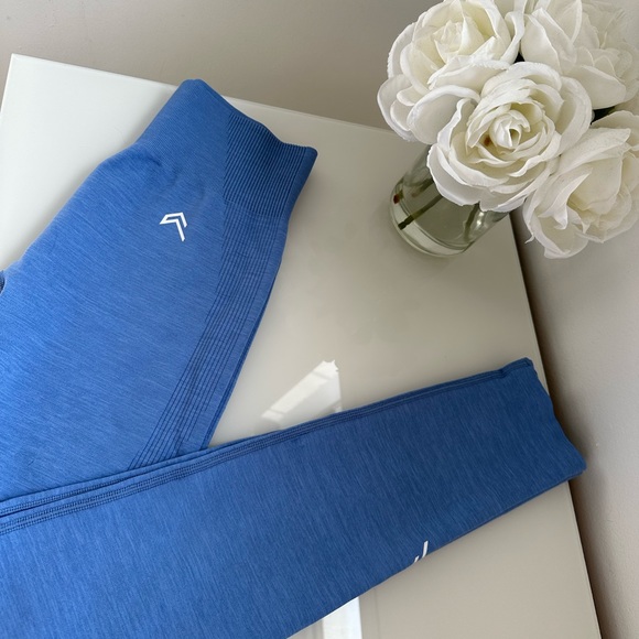 Oner Active Classic Seamless 2.0 Leggings - Light Denim Marl - Picture 3 of 3